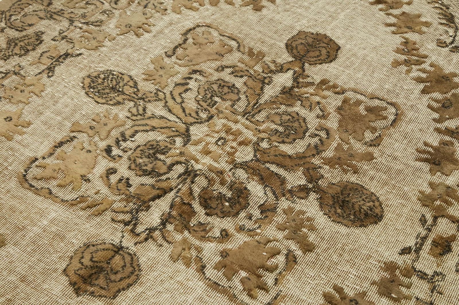 6x10 Brown Over Dyed Rug, Oriental photo 606.0