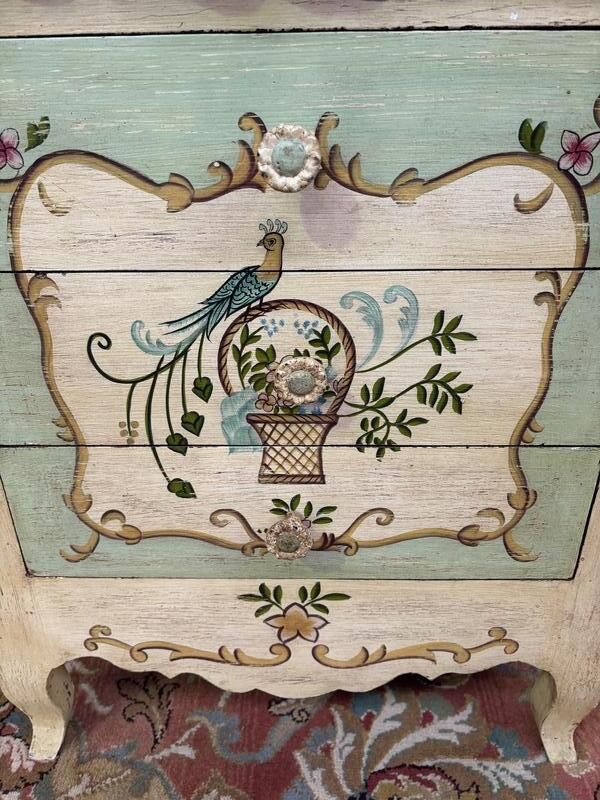 Paire De Chevets En Bois Peint De Style Louis XV photo 790.0