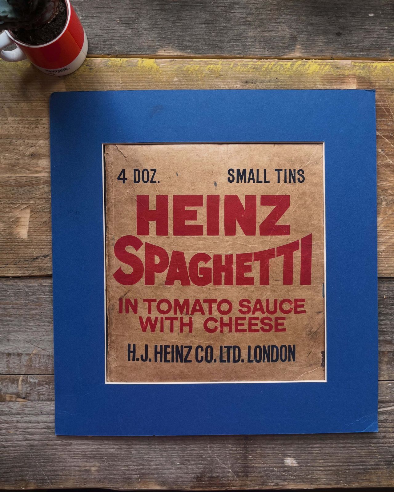 Heinz Spaghetti Original Artwork 1948 photo for sale
