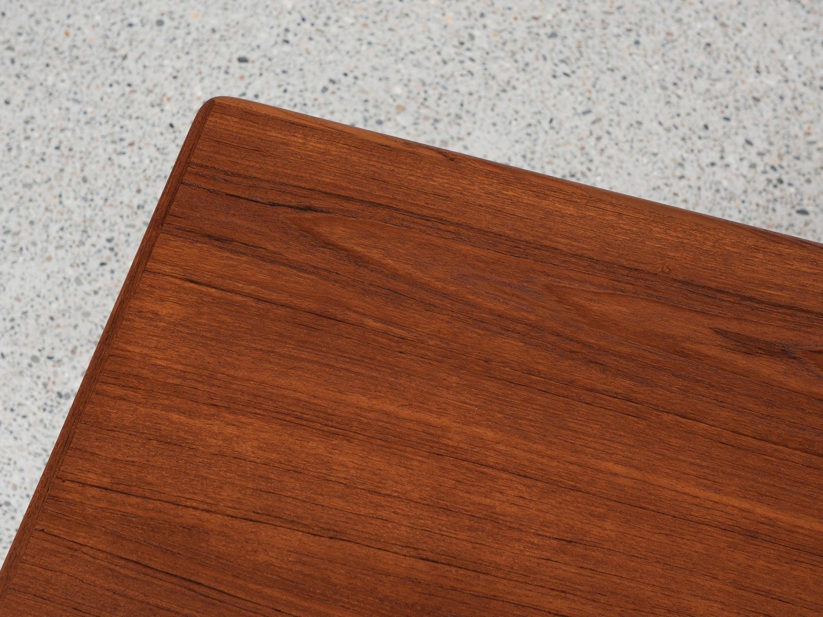 photo for sale Midcentury Danish Smaller Dining Table In Teak By Christian Linneberg 1960s
