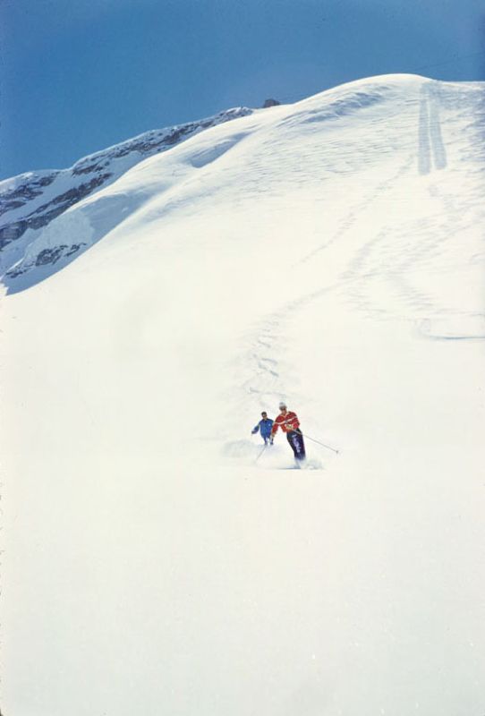 Toni Frissell 'The Perfect Piste' Unframed Archival Pigment Print