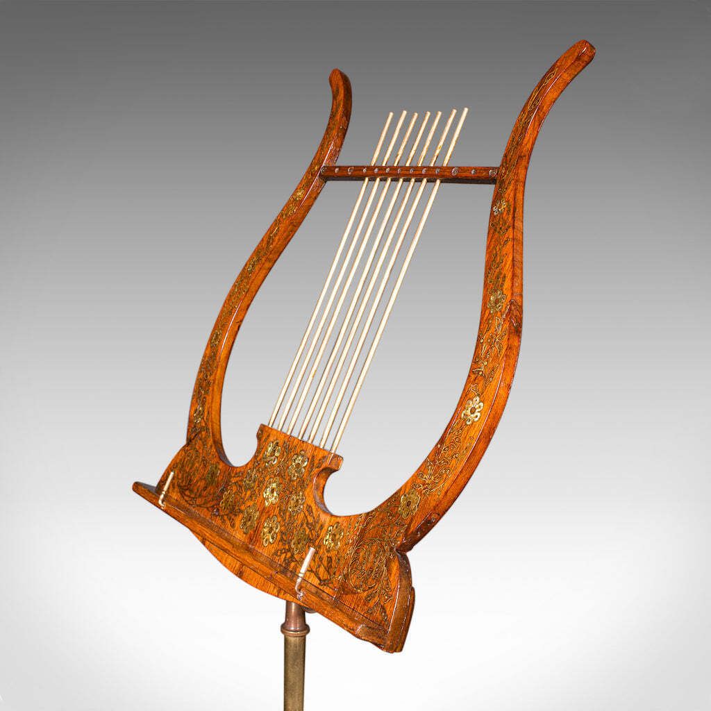 Antique Music Recital Stand, English, Walnut, Adjustable, Regency, Circa 1820 photo vinterior