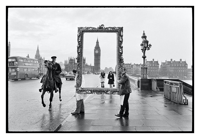 Arthur Steel 'Picture Frame Westminster Bridge' Unframed Silver Gelatin Fibre Print photo furniture