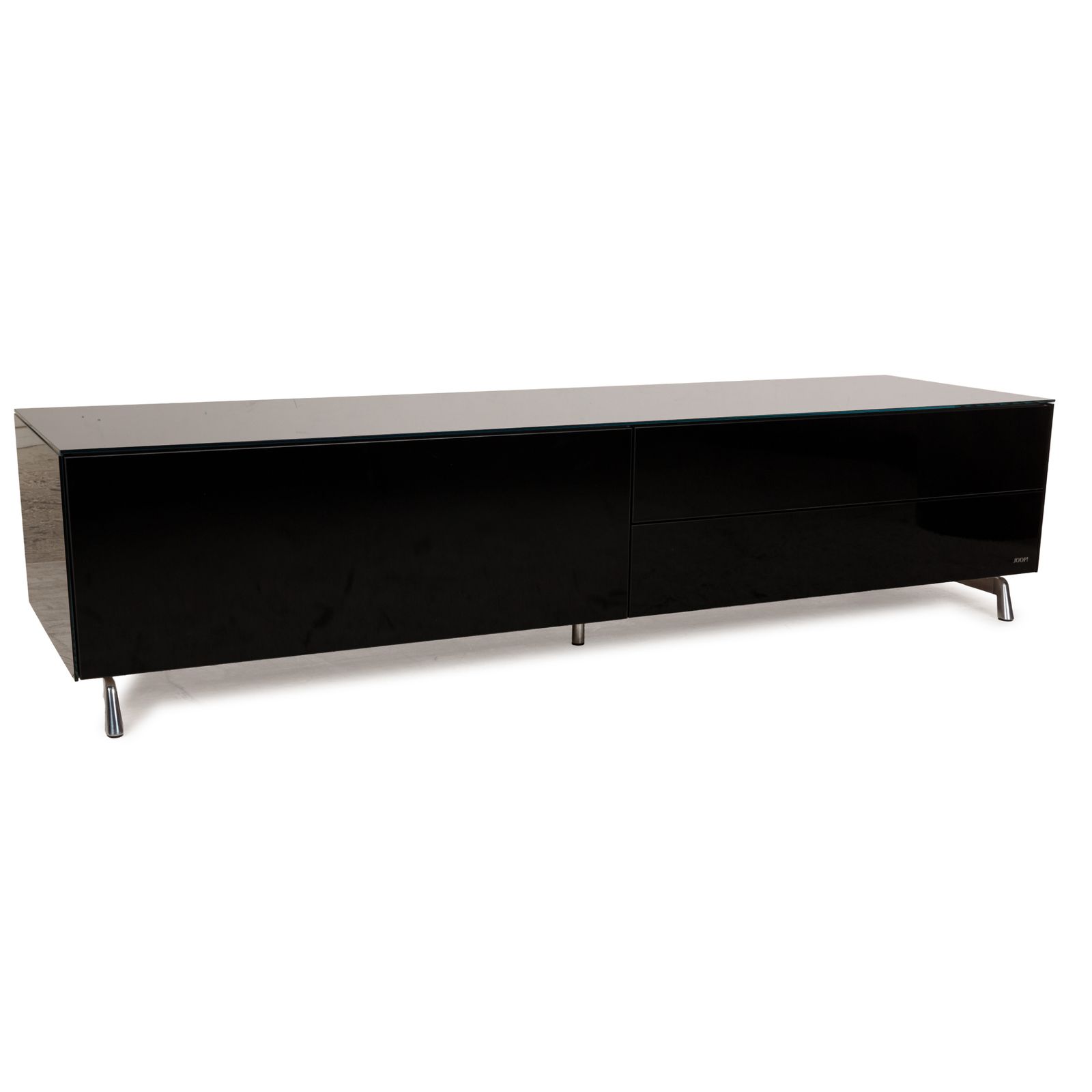 Buffet Joop! en bois noir laqué brillant