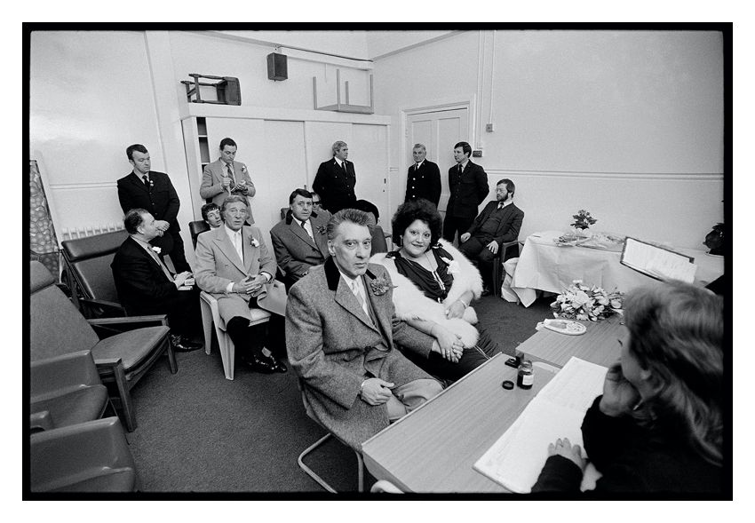 Arthur Steel 'A Kray Wedding' Unframed Silver Gelatin Fibre Print