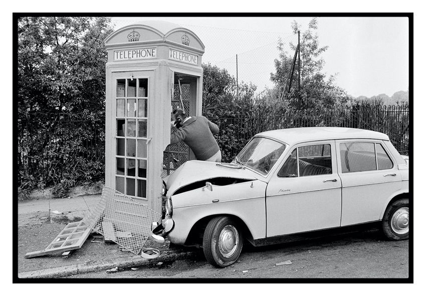Arthur Steel 'Crash Call' Unframed Silver Gelatin Fibre Print photo furniture