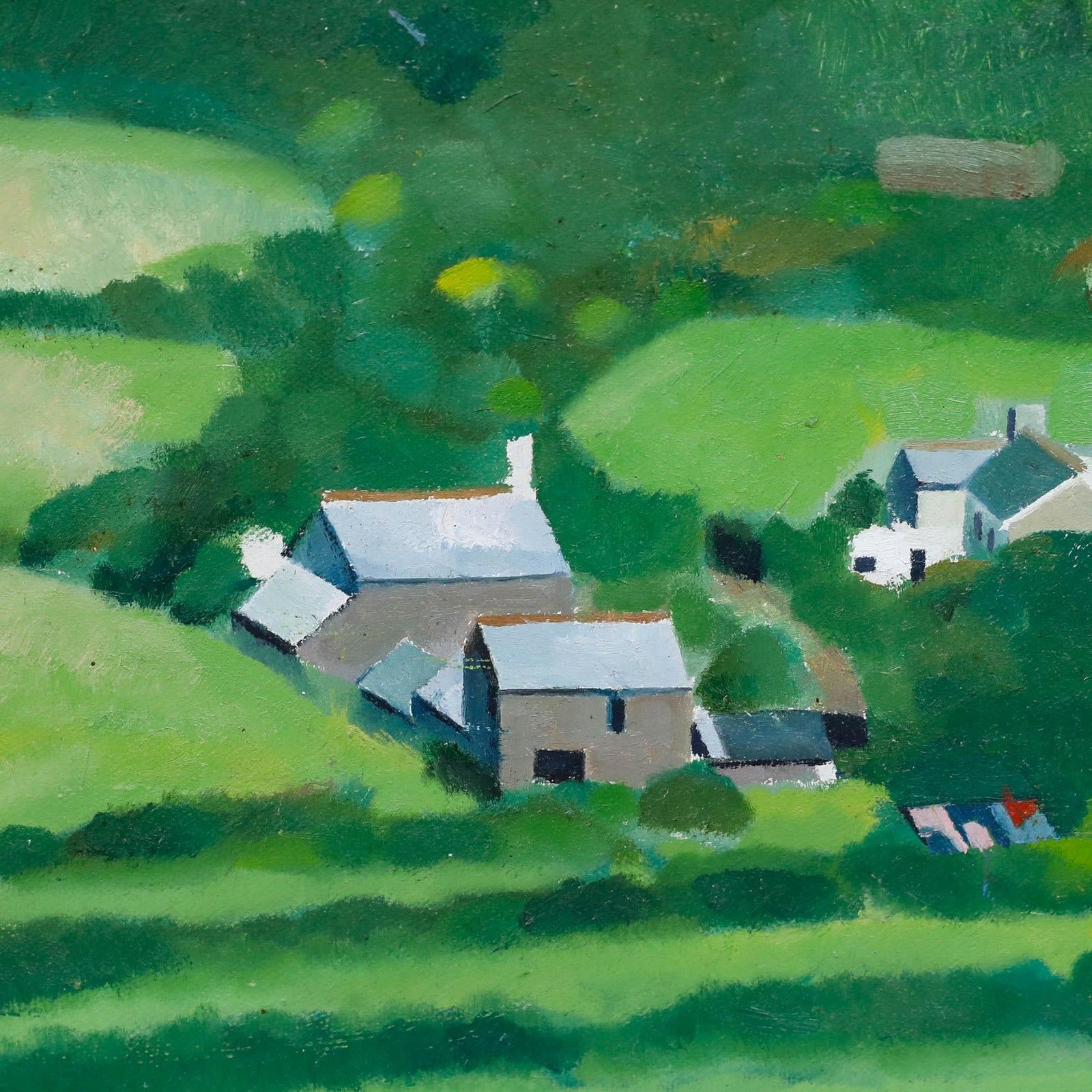 Bill Bolger (1940 2024) 20th Century Oil, Rosewall Hill, St Ives photo Art