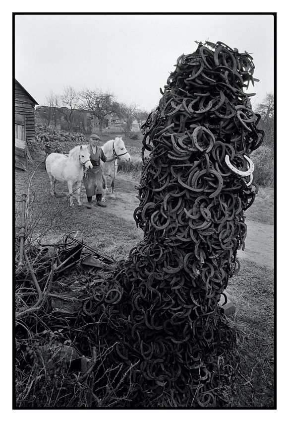 Arthur Steel 'Horseshoes' Unframed Silver Gelatin Fibre Print photo furniture