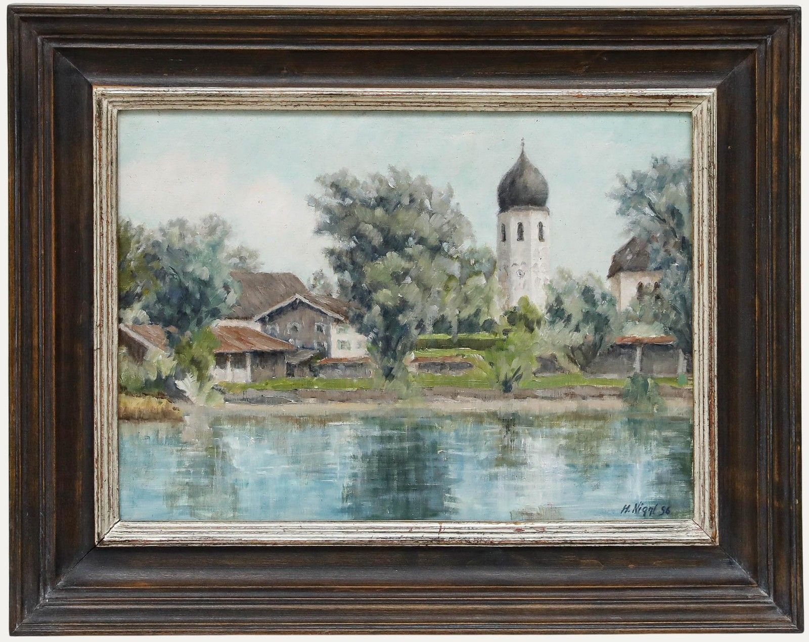 Hubert Niggl  1996 Oil, Fraueninsel