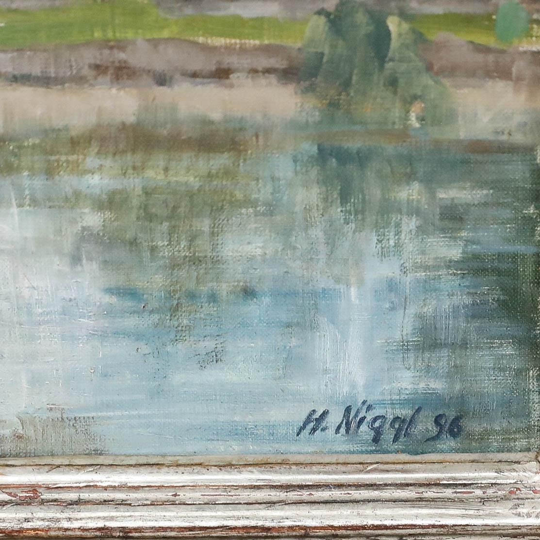Hubert Niggl  1996 Oil, Fraueninsel photo vinterior