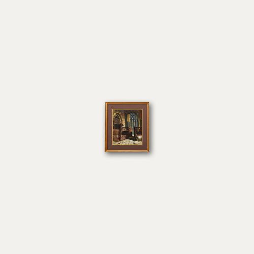 Attrib. Samuel A. Rayner (Fl.1820 1874)  Watercolour, The Chapel At Haddon Hall photo vinterior