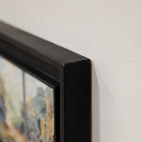 Barbara Goolden Framed Contemporary Oil, The Garden, Gregynog photo vinterior
