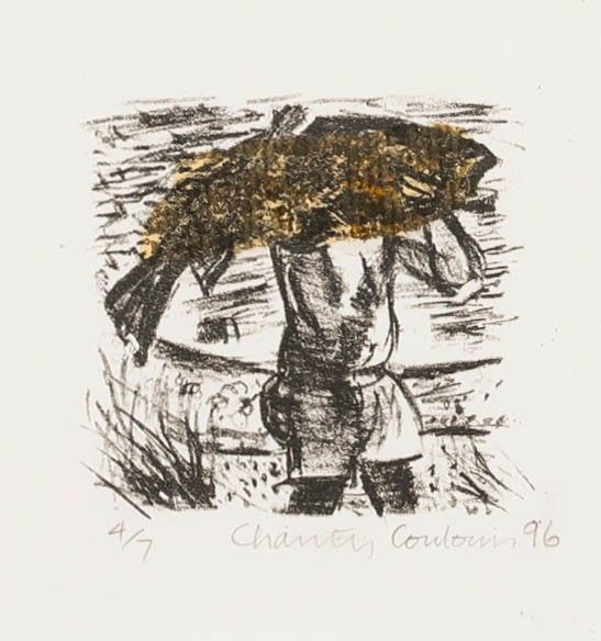 Mary Louise Coulouris (1939 2011) Framed Contemporary Lithograph, Charity photo furniture