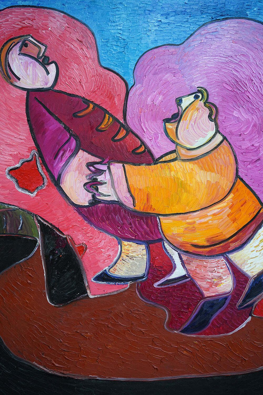 A Very Large Oil On Canvas By Albert Louden (B.1943); Untitled; 2004 photo 6000.0