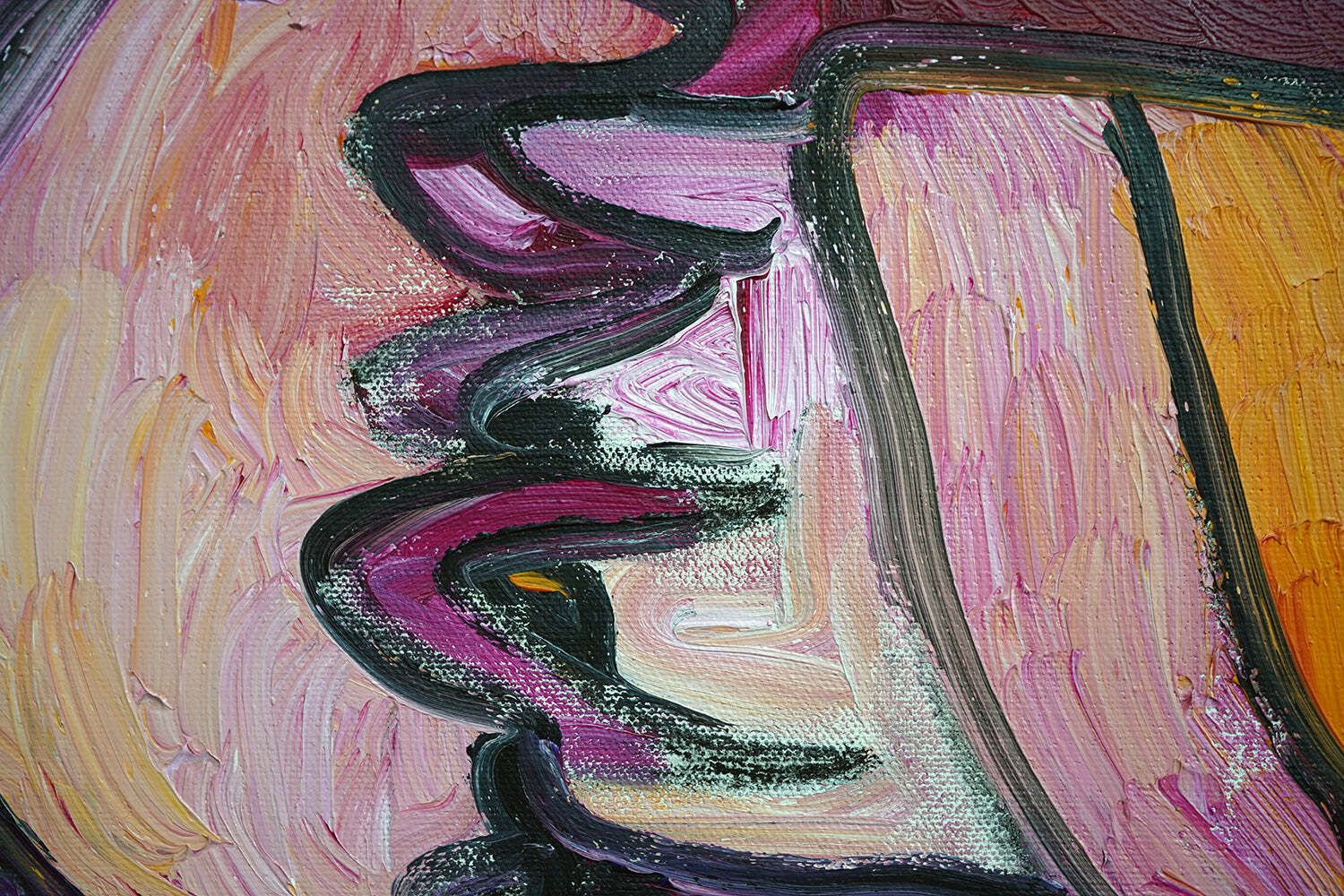 photo vinterior A Very Large Oil On Canvas By Albert Louden (B.1943); Untitled; 2004