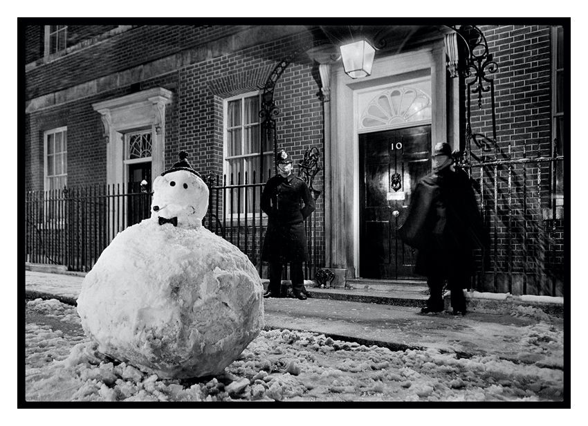 Arthur Steel 'Visitor At No. 10 Downing Street' Unframed Silver Gelatin Fibre Print photo furniture