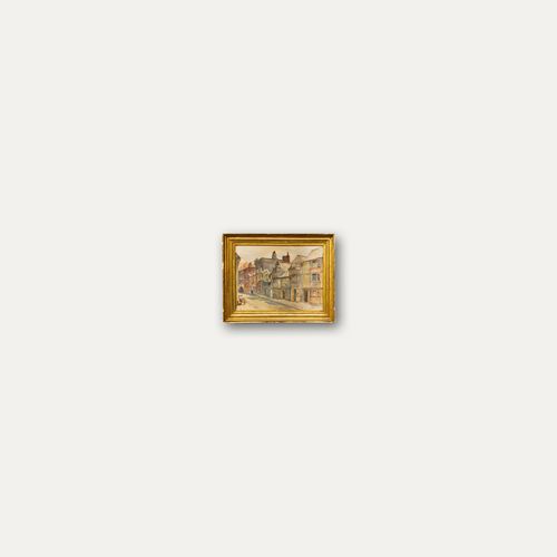F. Armstrong Framed Late 19th Century Watercolour, George Street, Oxford photo buy