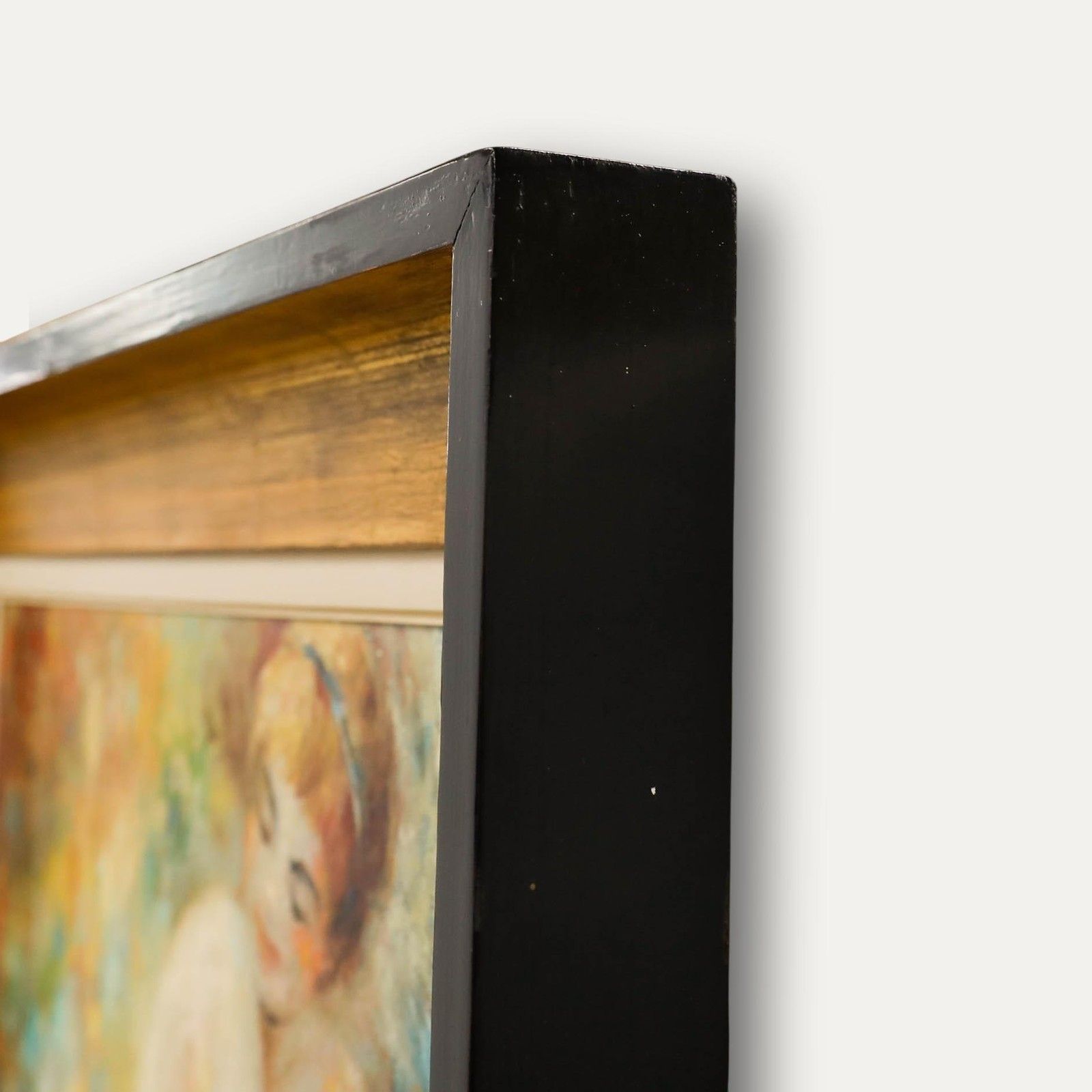 Luc Ancia  Mid 20th Century Oil, Nu Assis photo 430.0