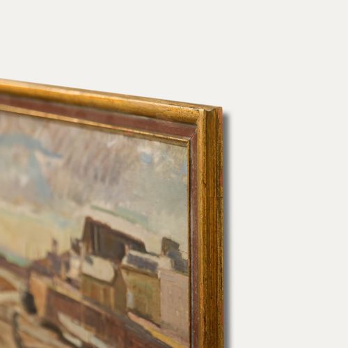 Bertrand Py (1895 1973) Mid 20th Century Oil, Port Of Dahouet, Brittany photo 440.0
