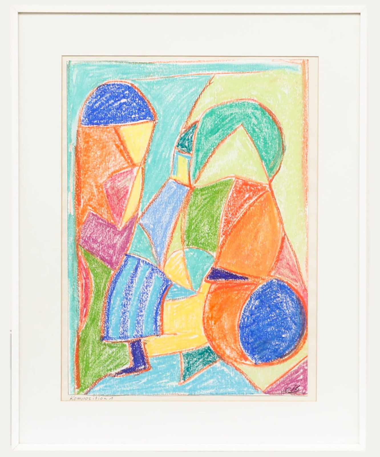 Erwin Steinhauser (1939 2023) 20th Century Pastel, Abstract Composition