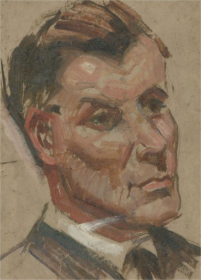 Arthur Spoon (1873 1962) Early 19th Century Oil, Portrait Of A Man photo furniture