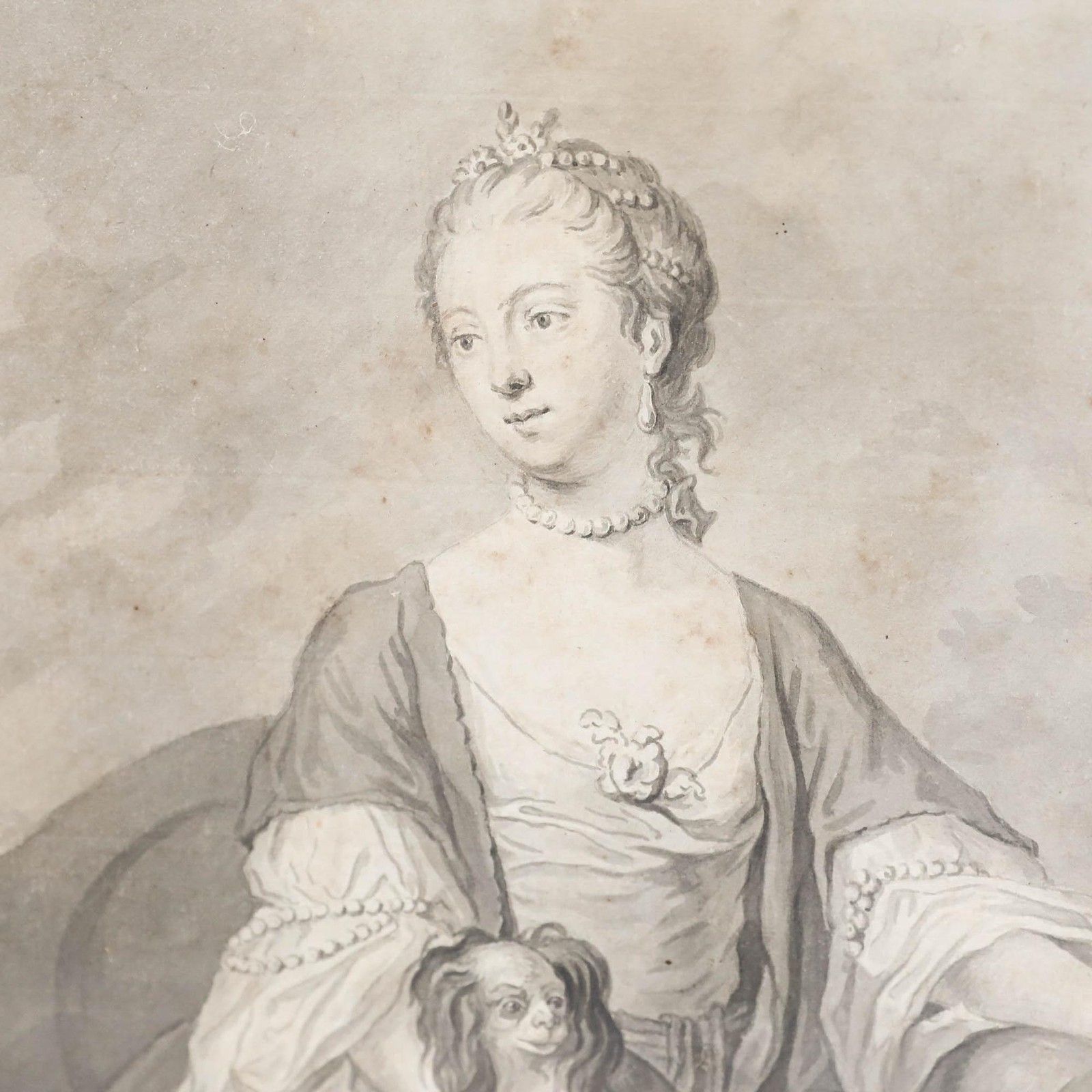 After Joshua Reynolds  (1723 1792) Early 19th Century Watercolour, The Duchess photo Art