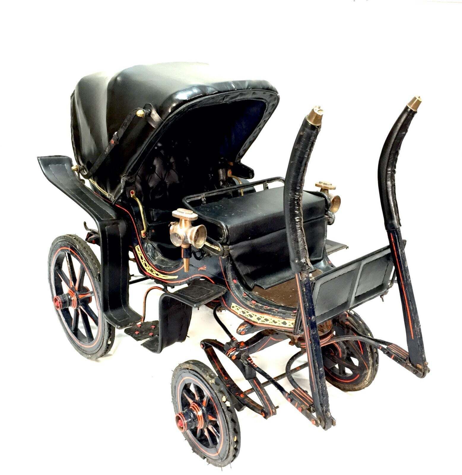 Antique 19th Century Victorian Childs Barouche Horse Drawn Carriage / Cart C1880 photo furniture