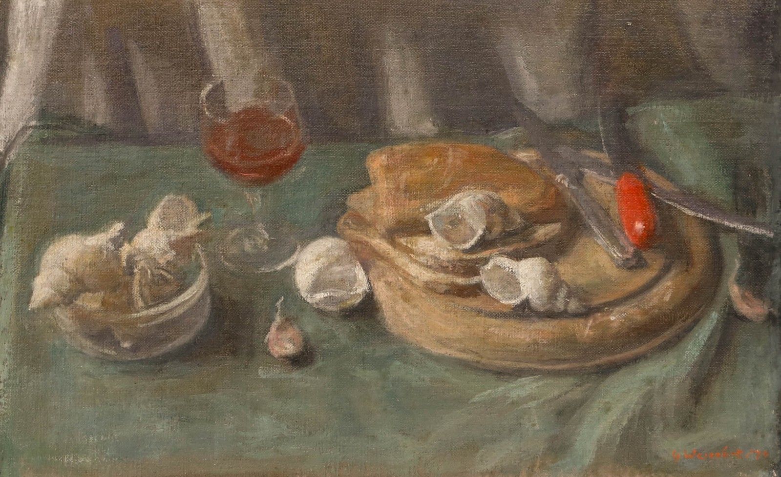 George Weissbort (1928 2013) 20th Century Oil, Whelks & White Bread