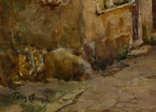 Tom Clough (1867 1943) Early 20th Century Watercolour, The Village In June photo 462.0