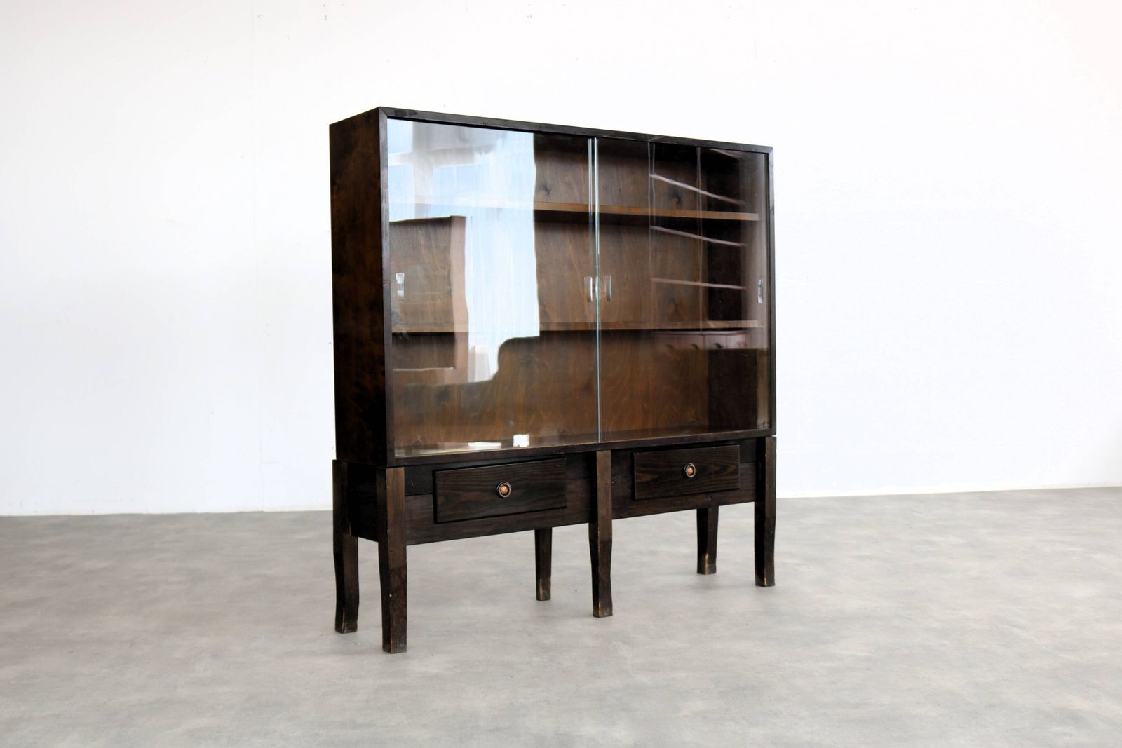 photo for sale Vintage Vitrinekast | Dressoir | Ca. Jaren 1950 | Zweeds
