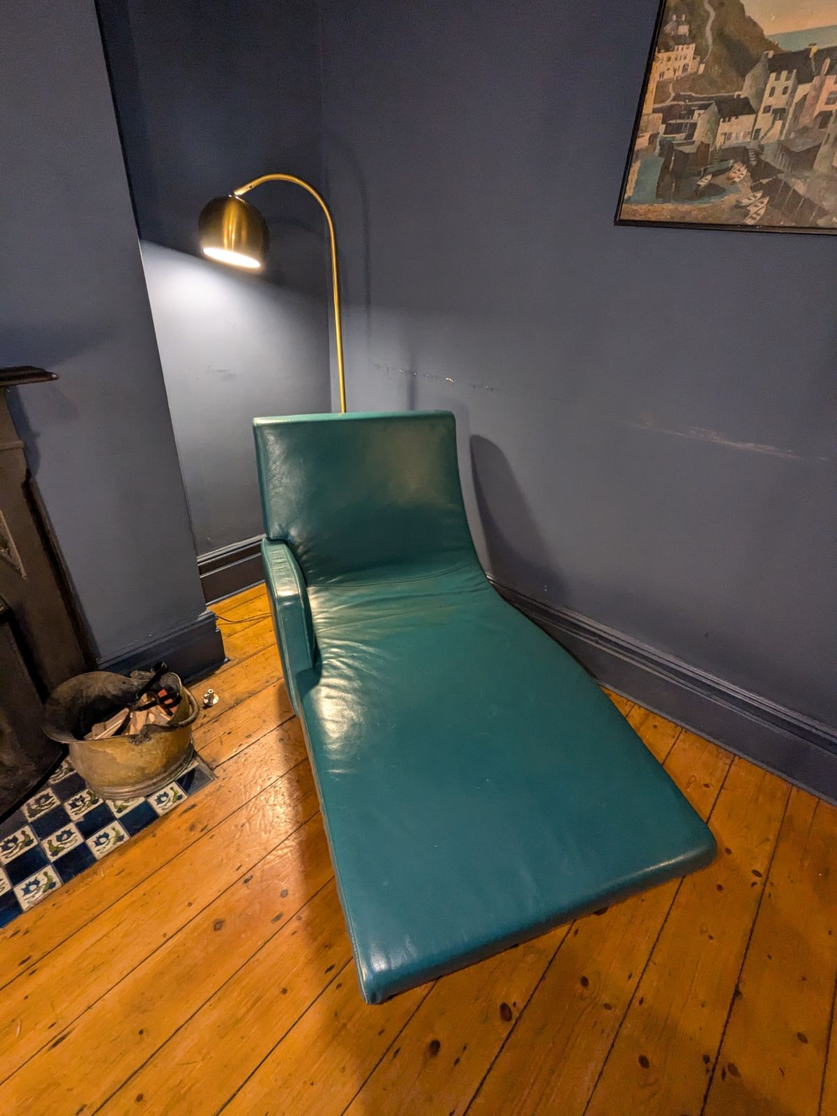 Vintage Italian Moroso Lady Olga Chaise Longue / Sofa