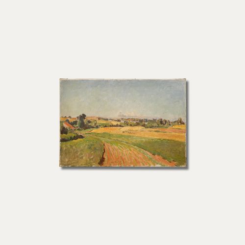 Bertrand Py (1895 1973) Mid 20th Century Oil, Route Dans La Campagne photo vinterior