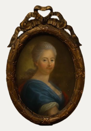 Attrib. Johann Tischbein (1751 1829)  18th Century Pastel, Maria Luisa Of Parma