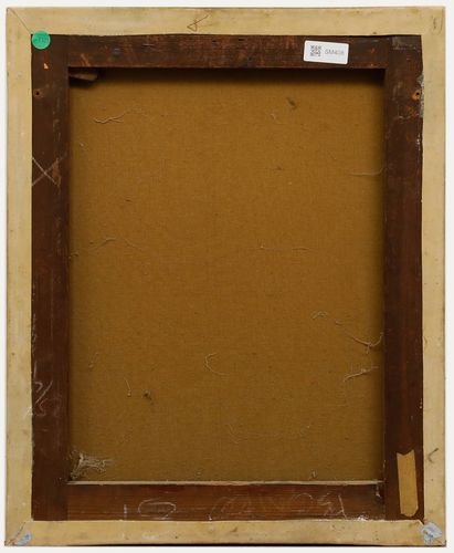 English School Folk Art  Early 19th Century Oil Young Boy In Plaid photo for sale