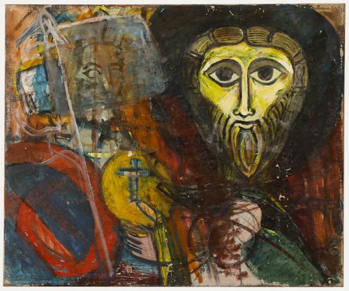 For Restoration Mid 20th Century Oil Medieval Religious Icons