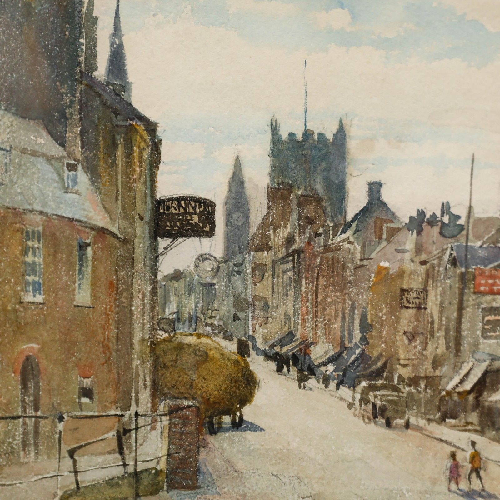 Alfred Henry Hart (1866 1953) 1931 Watercolour, Dorchester photo 205.0