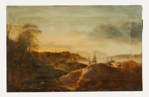 19th Century Oil For Restoration Sailing Boats In The Cove photo furniture