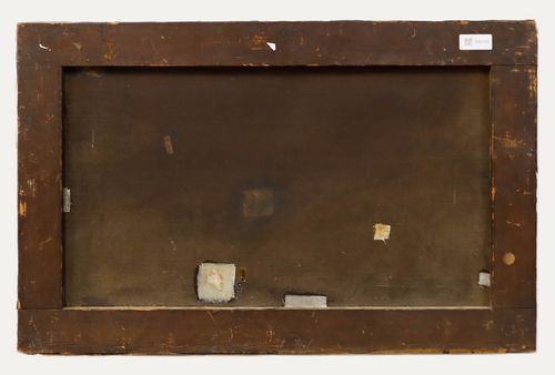 19th Century Oil For Restoration Sailing Boats In The Cove photo for sale