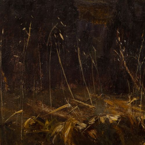 Viollet Fuller (1920 2008) Mid 20th Century Oil, October In Thaxted, Essex photo Art