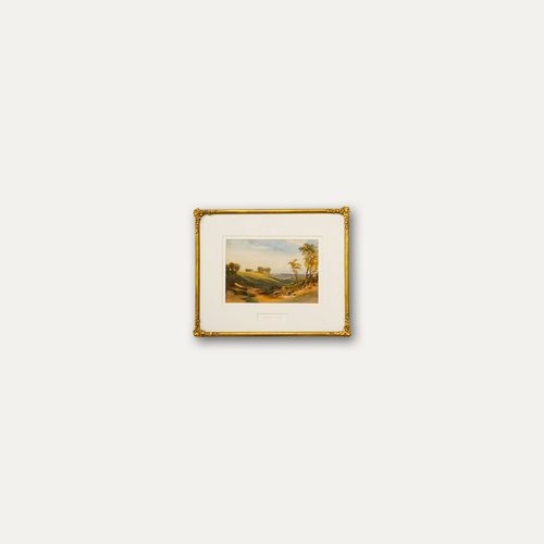 Style Of Cornelius Varley Mid 19th Century Watercolour, Auckland Castle photo vinterior
