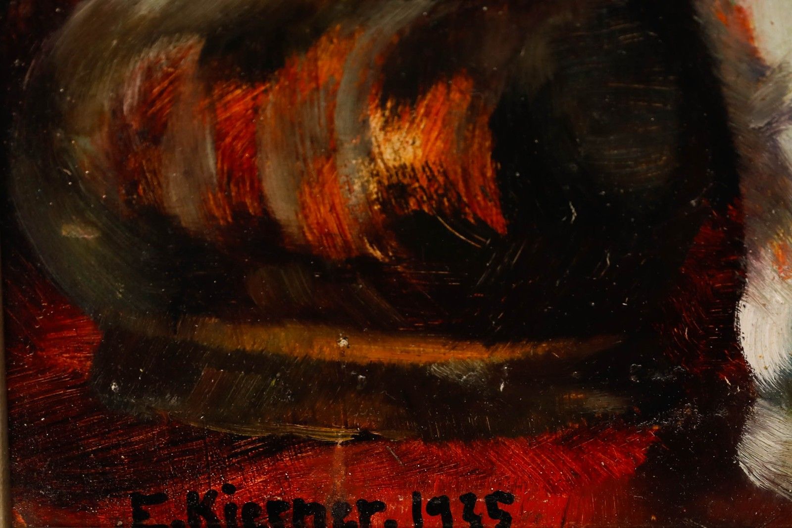 Esther Kjerner (1873 1952) Framed 1935 Oil, Still Life Of Chinese Lanterns photo vinterior