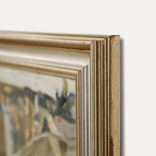 Cecile Hertz Eyrolles (1875 1974) Framed Oil, View From The Ramparts photo 440.0