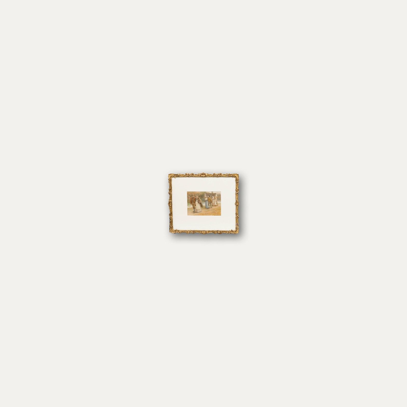 Henry Towneley Green Ri (1836 1899) Framed Watercolour, The Chaperone photo buy