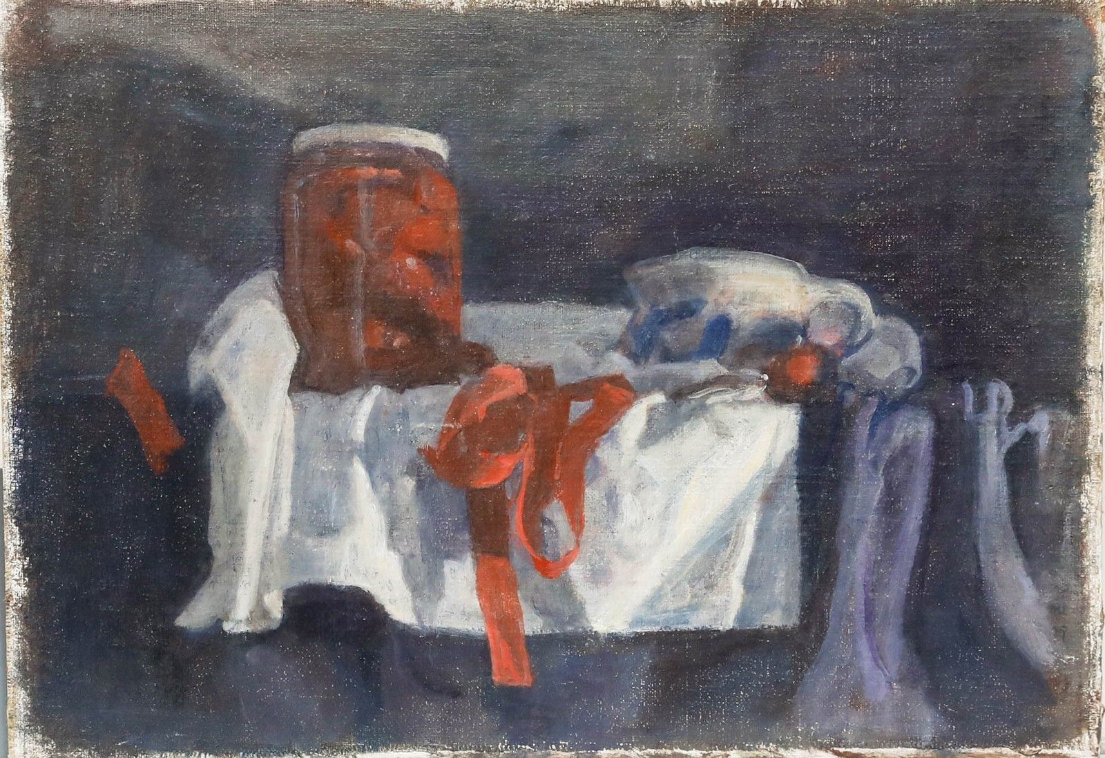 George Weissbort (1928 2013) 20th Century Oil, A Pickle Jar & Sauce Boat
