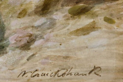 William Cruikshank (1848 1922) Framed Watercolour, Bullfinch Nest photo vinterior