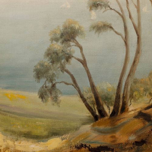 Doreen King  Australian School Mid 20th Century Oil, Peppermint Grove photo 355.0