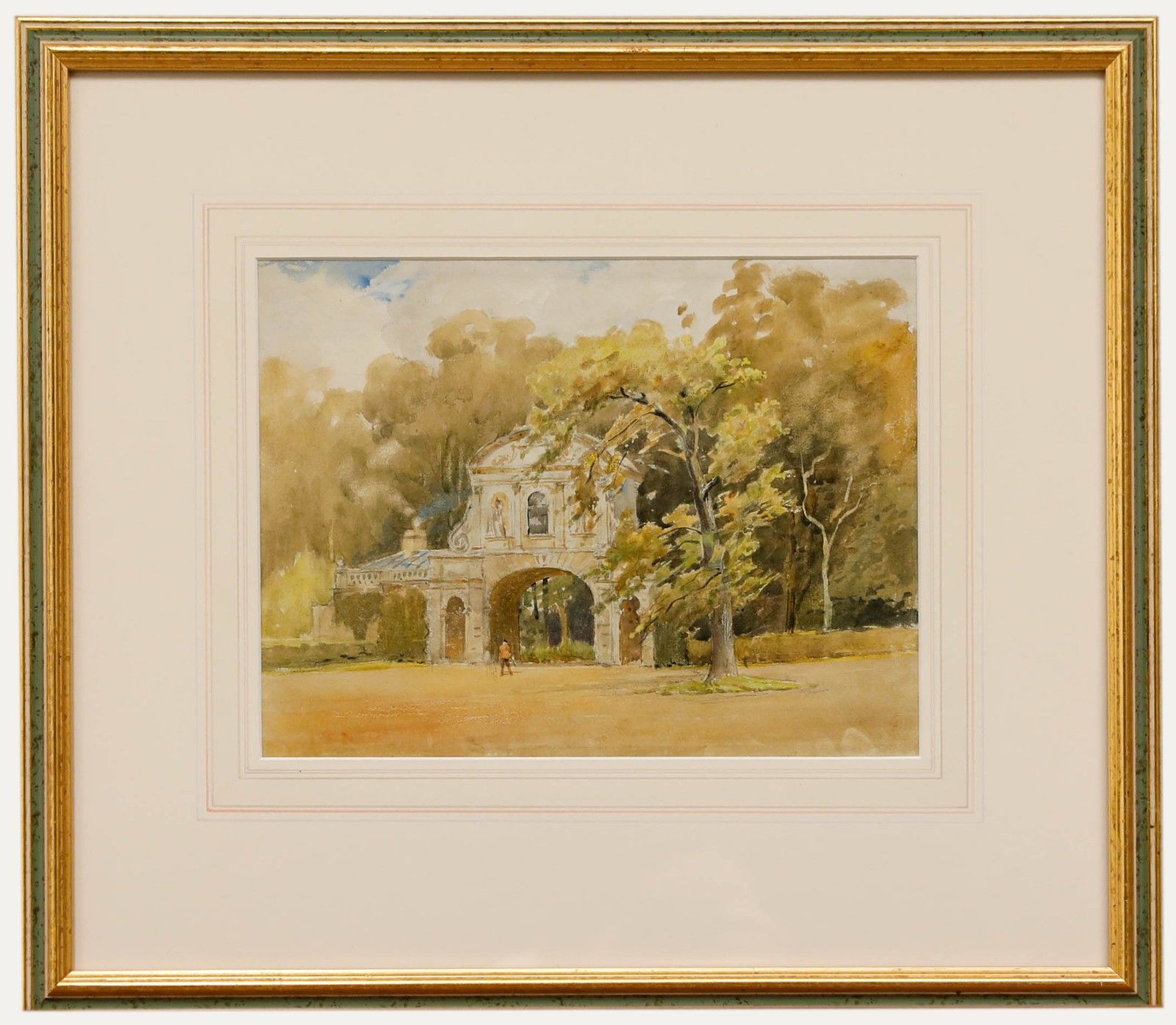 Alfred Henry Hart (1866 1953) Framed Watercolour, Old Temple Bar
