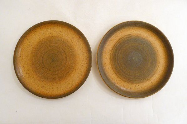 Small Stoneware Dessert Plates From Longchamp, France, 1960s, Set Of 6 photo vintage
