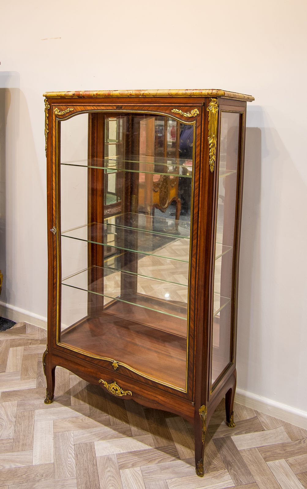 Antique French Kingwood Cabinet By G.Durand photo for sale