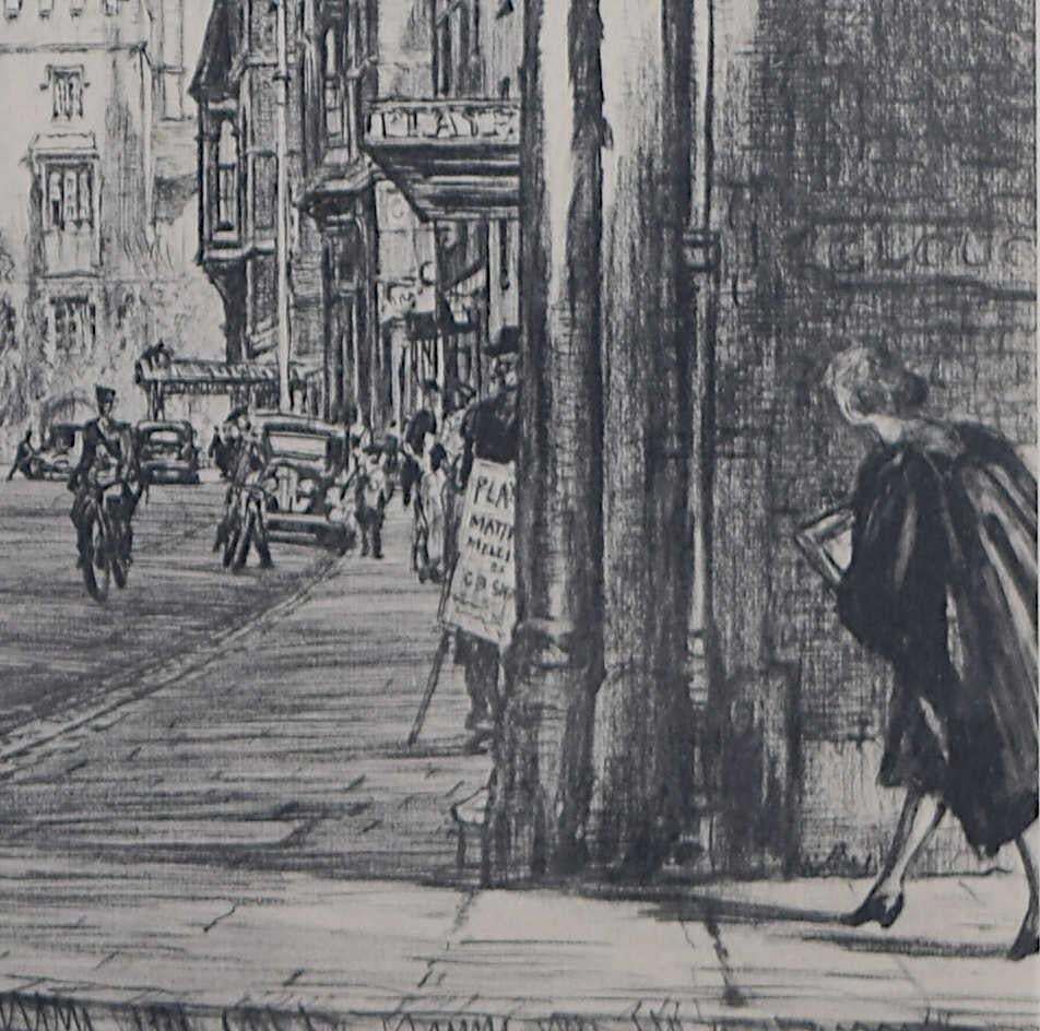 The Ashmolean And Balliol College, Oxford, Lithograph By F. L. Griggs photo furniture